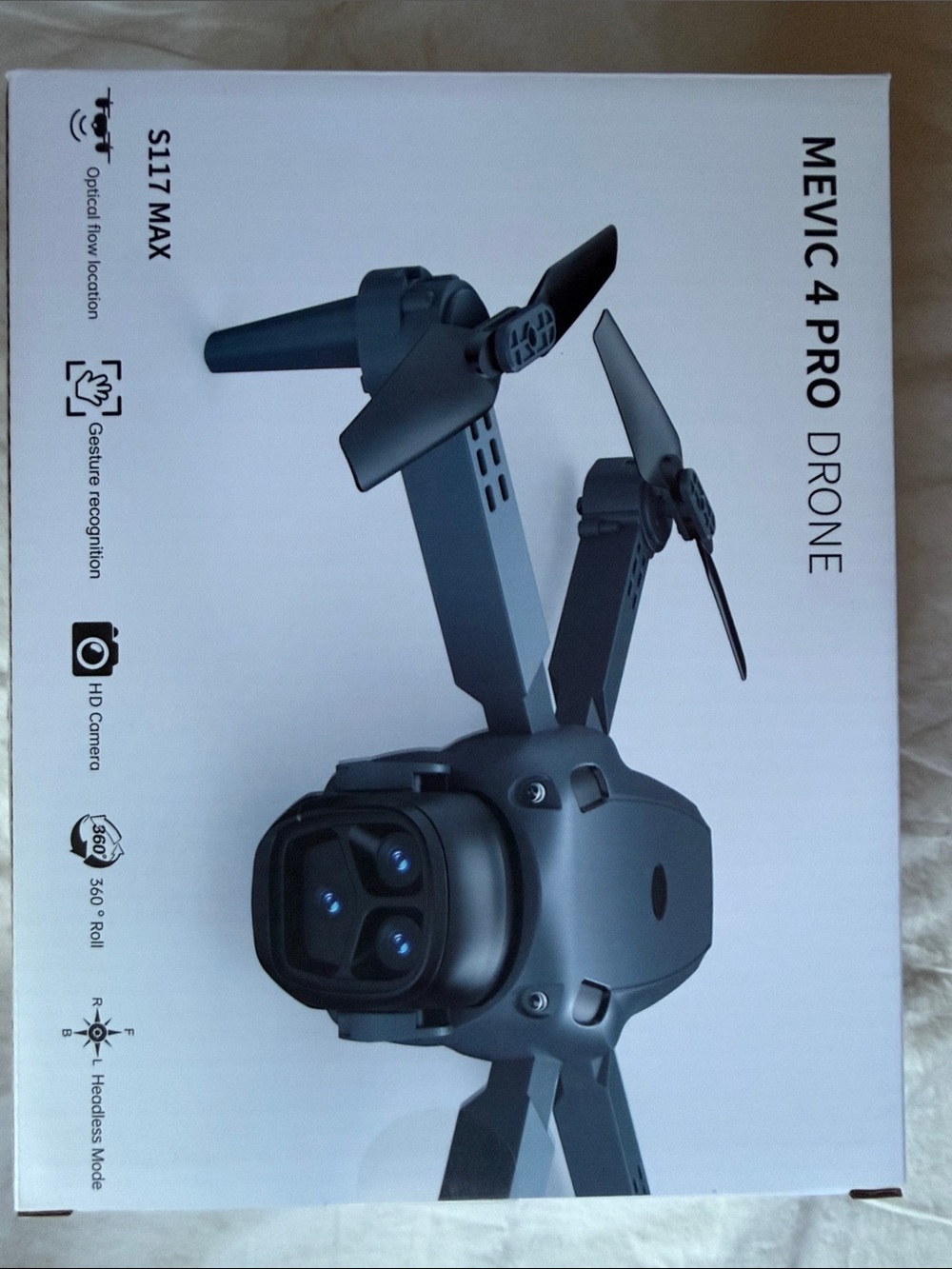 4 PRO Drone - Matte Gray Foldable Quadcopter